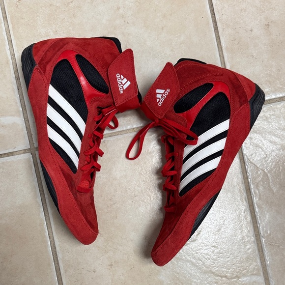 Adidas Pretereo 2.0 Wrestling Red and Black Sneakers